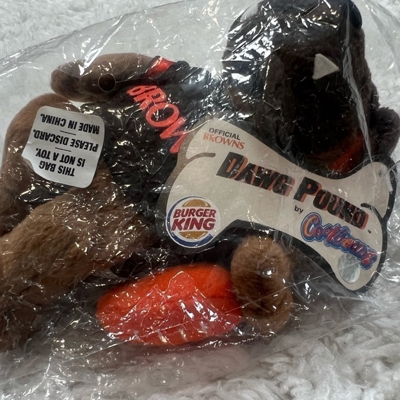 NEW Cleveland Browns CB Cool Beans Plush Dawg Pound Dog Collectible 1999 NFL - Picture 5 of 7
